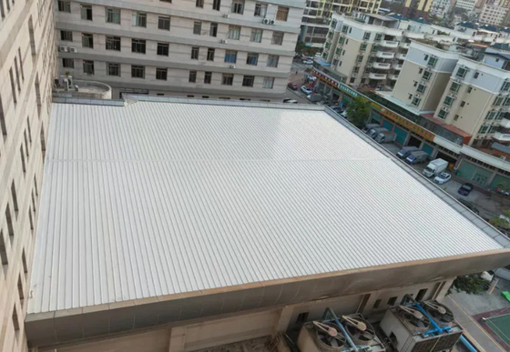 Υδροσταθεροποιητικά χρωματικά κεραμίδια οροφής από χάλυβα με πολυσπαρτική πολυουρέα