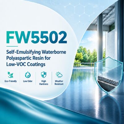 FW5502: Αυτογαλακτωματοποιούμενη υδατοδιαλυτή πολυασπαρτική ρητίνη για επιστρώσεις χαμηλής περιεκτικότητας σε VOC