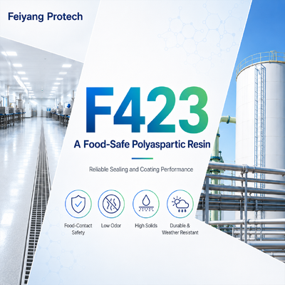 F423 — Μια ασφαλής για τρόφιμα πολυασπαρτική ρητίνη για αξιόπιστη απόδοση σφράγισης και επίστρωσης